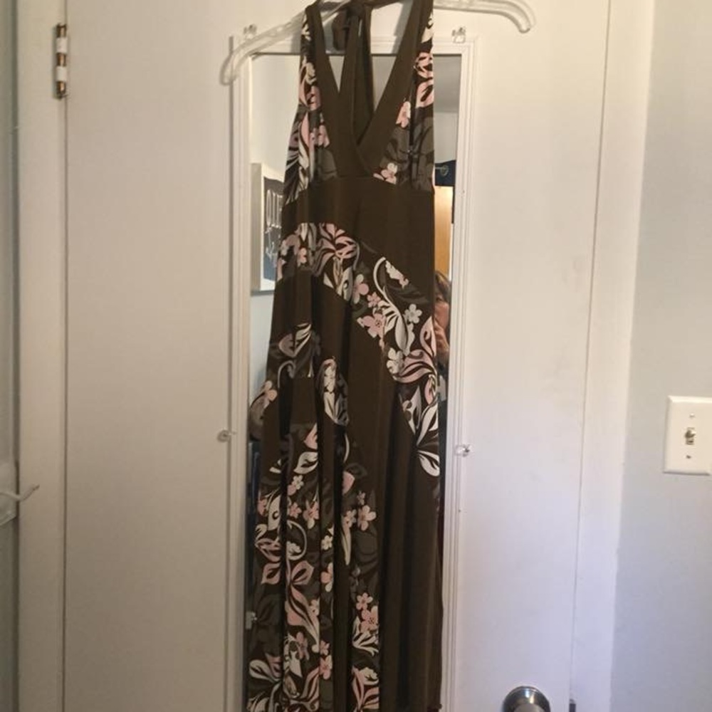 Halter maxi dress